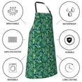 thumbnail image 5 of Fuzoiu Monstera Leaves Print Adjustable Waterproof Apron with Pockets,Waterproof Apron for Cooking, Gardening, and Art Projects, 5 of 8