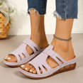 thumbnail image 3 of WIZUTIZ Shower Shoes Women Casual Trendy Womens Slide Sandals Summer Slippers Wedge Sandals Slip on Sandals Beach Slide Sandals Indoor Yoga Mat Slide Sandals for Older Women Mom Birthday Gifts, 3 of 6