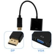 thumbnail image 3 of Cable adaptador de transmisión de señal de vídeo DisplayPort DP a VGA de 25 cm y 1080P, 3 of 12