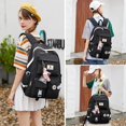 thumbnail image 2 of Mochilas para computadora portátil Mochila escolar de 15,6 pulgadas Mochila universitaria Mochila de viaje antirrobo Mochilas grandes para adolescentes Niñas Mujeres Estudiantes, 2 of 5