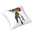 thumbnail image 2 of Fundas de almohada de terciopelo Psychonauts, fundas de almohada decorativas suaves y acogedoras con cremallera oculta para dormitorio, sofá, sillón, funda de almohada de terciopelo, 2 of 8