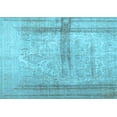 thumbnail image 1 of Ahgly Company Indoor Rectangle Abstract Light Blue Contemporary Area Rugs, 6' x 9', 1 of 4