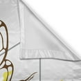 thumbnail image 3 of Ambesonne Queen Bee Kitchen Curtains, Color Splashed Bee, 55"x39", Brown Yellow, 3 of 3