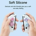 thumbnail image 3 of Juego de agarre de silicona para el pulgar y tapas para botones para Nintendo Switch/OLED/Lite: accesorios suaves para el pad direccional, las teclas ABXY y la cubierta del joystick, 3 of 8