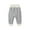 Gray, variant on Brondbend Pants for Babies High Waisted Unisex Infant Cotton Pants Snap Button Protection Casual Trousers Regular Fit Fall Comfortable Cute All Seasons Wear,Gray