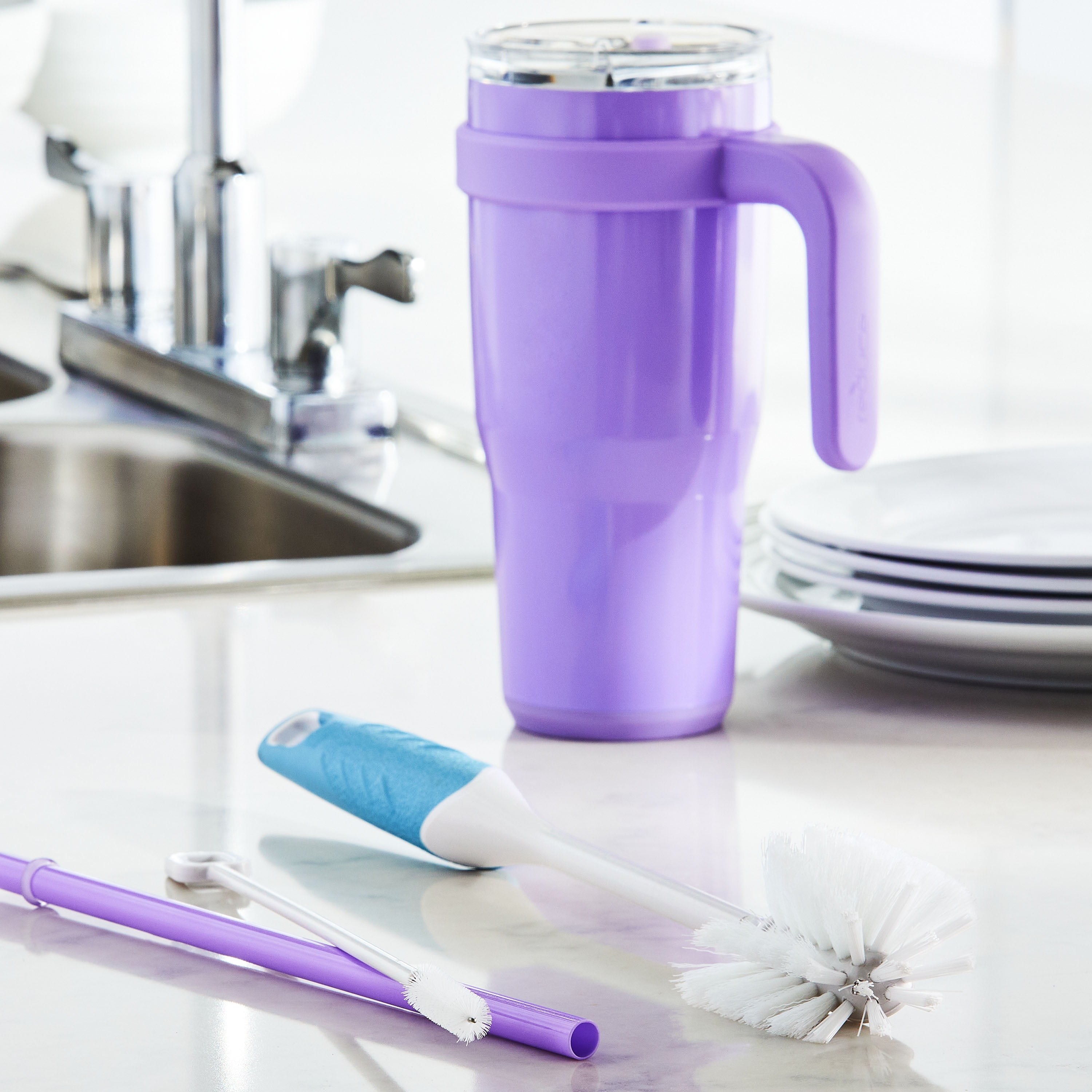 Great Value Bottle and Straw Cleaning Set, 2 Pieces