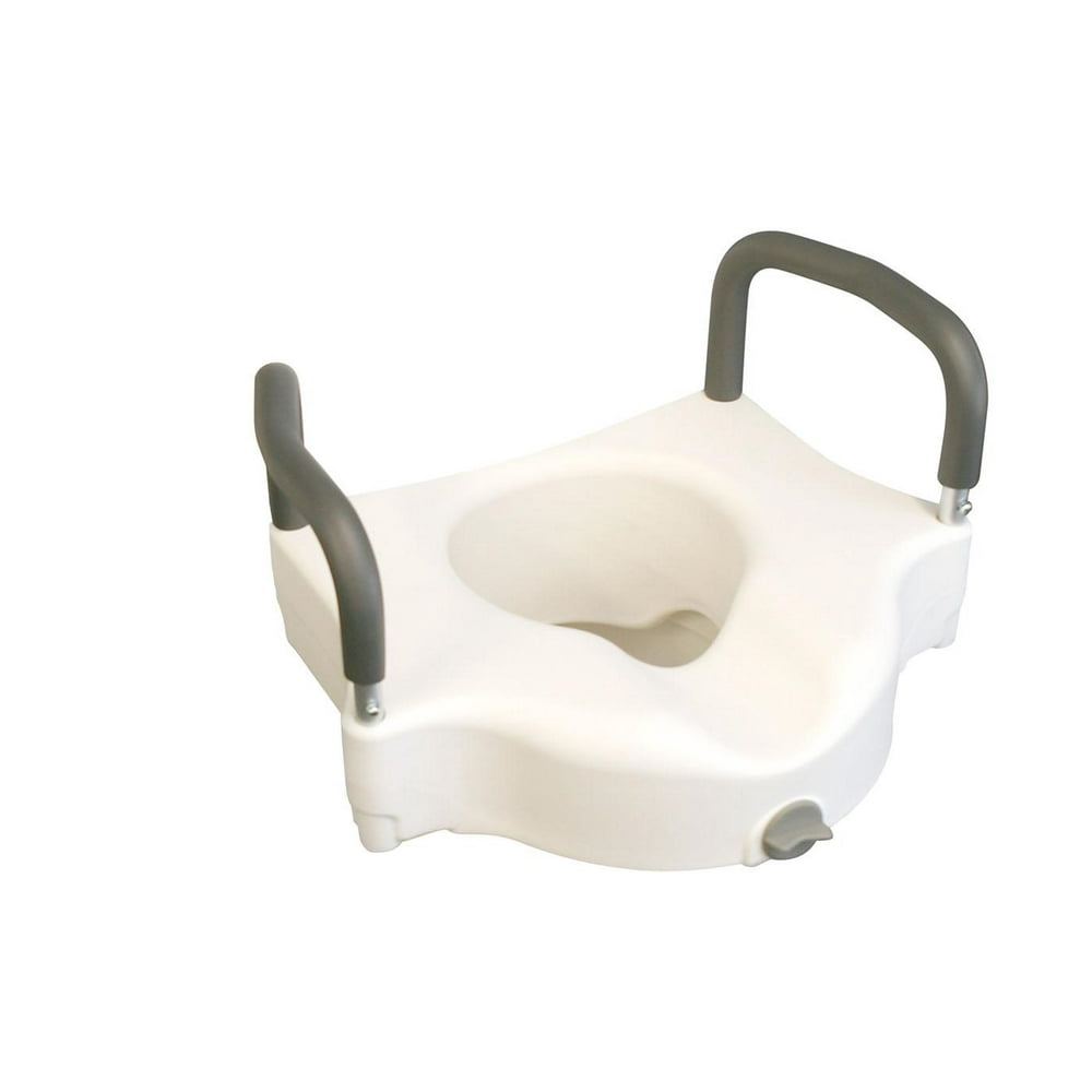 Medline Raised Toilet Seat with Arms