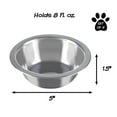 Stainless Steel Hanging Pet Bowls for Dogs and Cats Cage Kennel and
