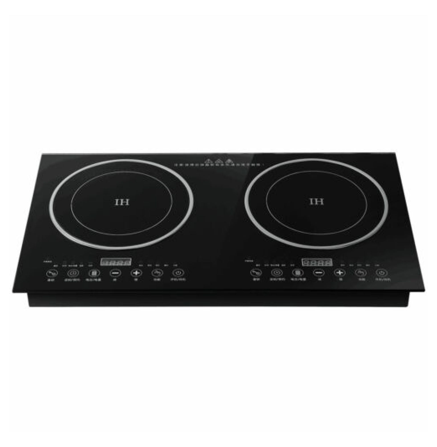 DazzAura 110V Induction Cooktop 2 Burners Electric Hob Cook Top Stove Ceramic Cooktop