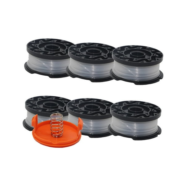 Dcenta String Trimmer Spool Replacement for Black and Decker Refills
