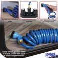 thumbnail image 3 of Empire Faucets RV Potable Water Hose Set - 15ft Blue Coil Hose with 4in Black Quick Disconnect and 7-Function Sprayer, 3 of 5