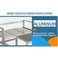 thumbnail image 5 of Outdoor Furniture Set, 4 pcs Patio Conversation Set with All-aluminum Frame, Porch Patio Furniture Set with 4''T Cushions, Gray, 5 of 6