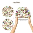 thumbnail image 5 of Sigee Wild Exotic Birds And Flowers for Hair Wrap Adjustable Sleep Cap for Hair Protection and Comfort, Adjustable Night Cap for Women, 5 of 6