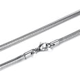 thumbnail image 6 of 50/60CM Stainless Women's Silver Chain Necklace 1/2/3/4mm Stainless Steel Choker, 6 of 8