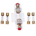 thumbnail image 1 of Agu Portafusible, con Fusible de 4 Amperios, Tubo de Vidrio, Portafusibles Impermeable para Automóvil, Cable de Calibre 4 8, Amplificador de de Sunnimix Kits de portafusibles, 1 of 8