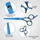 thumbnail image 3 of Juego de tijeras para cortar el cabello, tijeras para adelgazar/texturizar, tijeras para peluquería, 3 of 6