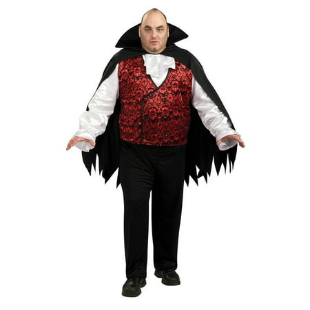 Vampire Dracula Vest Cape Costume Adult Plus - Walmart.com