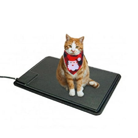 K&H Pet Products, Extreme Weather Kitty Pad & Cover, Heated Cat Bed, Black, (Best Heated Cat Beds)