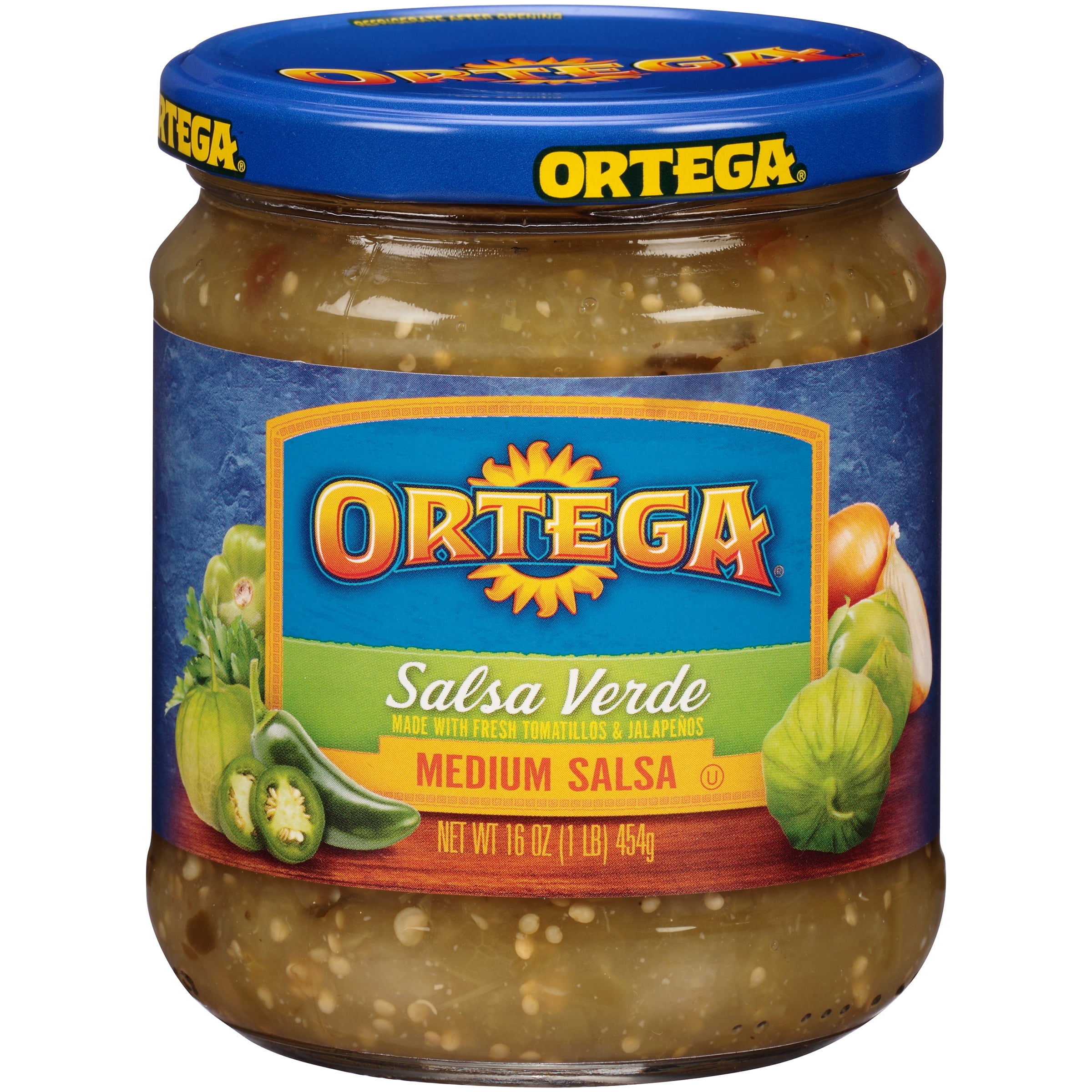 Ortega® Medium Salsa Verde 16 oz. Jar