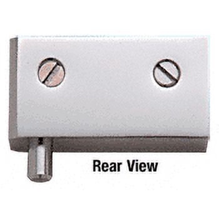Glass Door Pivot Hinge Pair For Free Swinging Glass Doors – Chrome Finish