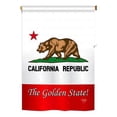 thumbnail image 2 of Breeze Decor 58177 States The Golden State 2-Sided Impression Garden Flag - 13 x 18.5 in., 2 of 2