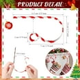 thumbnail image 2 of MODANU 4 Pcs Christmas Stocking Holder , Adjustable Xmas Stocking Fireplace Hangers, Metal Weighted Mantle Garland Clips Hook for Extra Thick, Large, Flat, Square, Brick, Wood Mantle, Red, 2 of 7