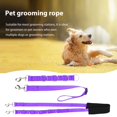 thumbnail image 3 of 3pcs Kit de Toilettage pour Animaux de Compagnie avec Anneau de Toilettage Multi-Fonctionnel Sangle d'Extension Réglable Corde de Toilettage pour Animaux de Compagnie, 3 of 8