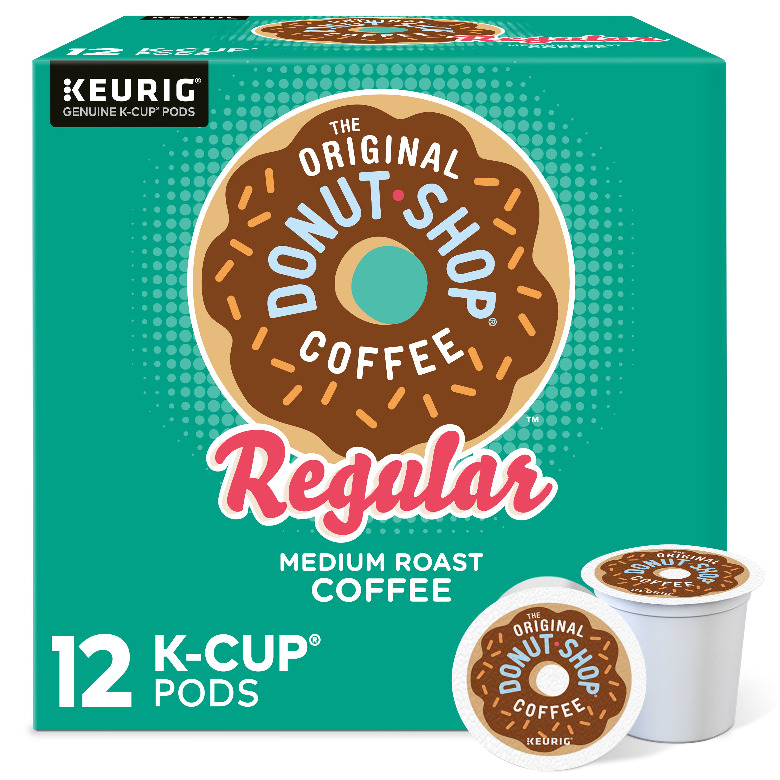 Photo 1 of 12 pods The Original Donut Shop Regular Keurig Single-Serve K-Cup Pods, Medium Roast Coffee,   exp 08-2021