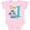 AD-Pink, variant on Inktastic Blue and Pink Baby Dragon First Birthday Boys or Girls Baby Bodysuit