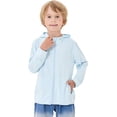 thumbnail image 2 of Chaqueta de protección solar con cremallera activa para niños, camisa de refrigeración con capucha, bolsillos, pesca, correr al aire libre, 2 of 4