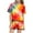 Red, variant on SJLDQY Child Girl Outfits Summer Print Short Sleeve Top And Shorts Cute Crewneck Pocket Casual for Teens And Juniors Lightweight And Comfortable Sets Red 4-5 Years