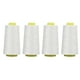 thumbnail image 2 of Hilo 4 Uds Hilo Serger Poliéster Blanco De Primera Resistente Duradero Resistente Al Desgaste Hilo Blanco Ampliamente Utilizado, 2 of 7