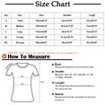 thumbnail image 5 of HAiming Women's Short Sleeve T-Shirt Dressy Casual Round Neck Basic Ruffle Cute Summer Top 2025 Spring Fashion Clothes, 5 of 9