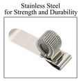 thumbnail image 3 of SEIWEI 1/6/10PCS Spring Loop Pencil Organizer Portable Stainless Steel Pen Clamp Pen Holder Clip for Notebook, 3 of 8