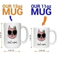 thumbnail image 4 of Cat Mom 11oz Mug, Ceramic Novelty Coffee Mugs 11oz, 15oz Mug, Tea Cup, Gift Present Mug For Birthday, Christmas Thanksgiving Festival, 4 of 4
