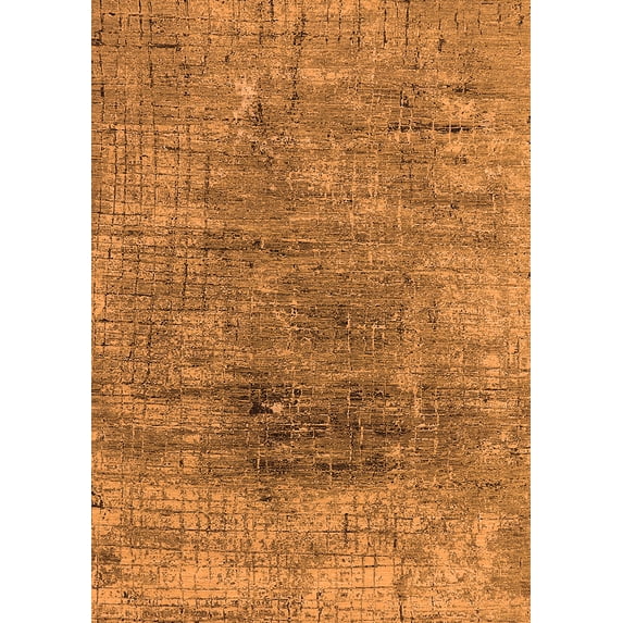 Ahgly Company Indoor Rectangle Oriental Orange Industrial Area Rugs, 8' x 12'