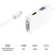 thumbnail image 2 of Raiden Mini Dp a Vga Hdmi Dvi Mini Dp 1080p Convertidor 3 en 1 Displayport (1 unidad, blanco), 2 of 5