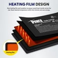 thumbnail image 4 of iPower 4" x 7" Reptile Heating Pad - 4W Under Tank Warmer with Adjustable Thermostat, Terrarium Heat Mat for Snakes, Lizards, Frogs & Other Reptiles, 4 of 7