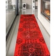 thumbnail image 2 of Antique Style Rug, Rug, Gift For Him Rugs, Black And Red Rugs, Classic Rug, Housewarming Gift Rug, Red Rug, Bedroom Rug, Farmhouse Decor, 2.3'x3.3' - 70x110 cm, 2 of 7