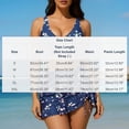 thumbnail image 3 of Traje de baño de 2 piezas para mujer, trajes de baño para mujer, bikini de cintura alta con escote en V y cordón ajustable, conjunto de traje de baño dividido para mujer, 3 of 9