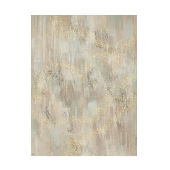 Canvas Wall Art - Line and Brush 'Soft Accents' Wall Art for Living Room, Bedroom, or Office Décor by Trademark Fine Art - 14 x 19 Inches