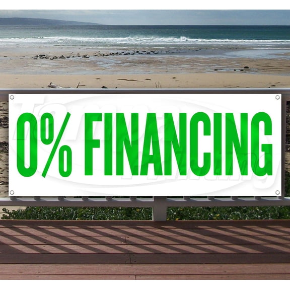 0% Financing4 13 oz Vinyl Banner With Metal Grommets
