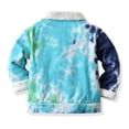thumbnail image 5 of LWNYDPLSD Boys Fleece Lined Jacket Infant Coat 6-9 Months Snow Jackets for Kids Oversized Hoodie for Girls Baby Boy Shirts 6-9 Winter Shirts, Green 6-12 Months, 5 of 8