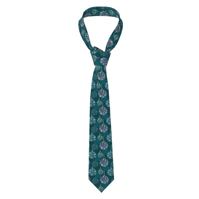 Fotbe whiter Snowflake balloons Corbata Clásica para Hombre con Estampado – Corbata de Seda Jacquard Tejida, para Negocios, Bodas y Eventos Formales