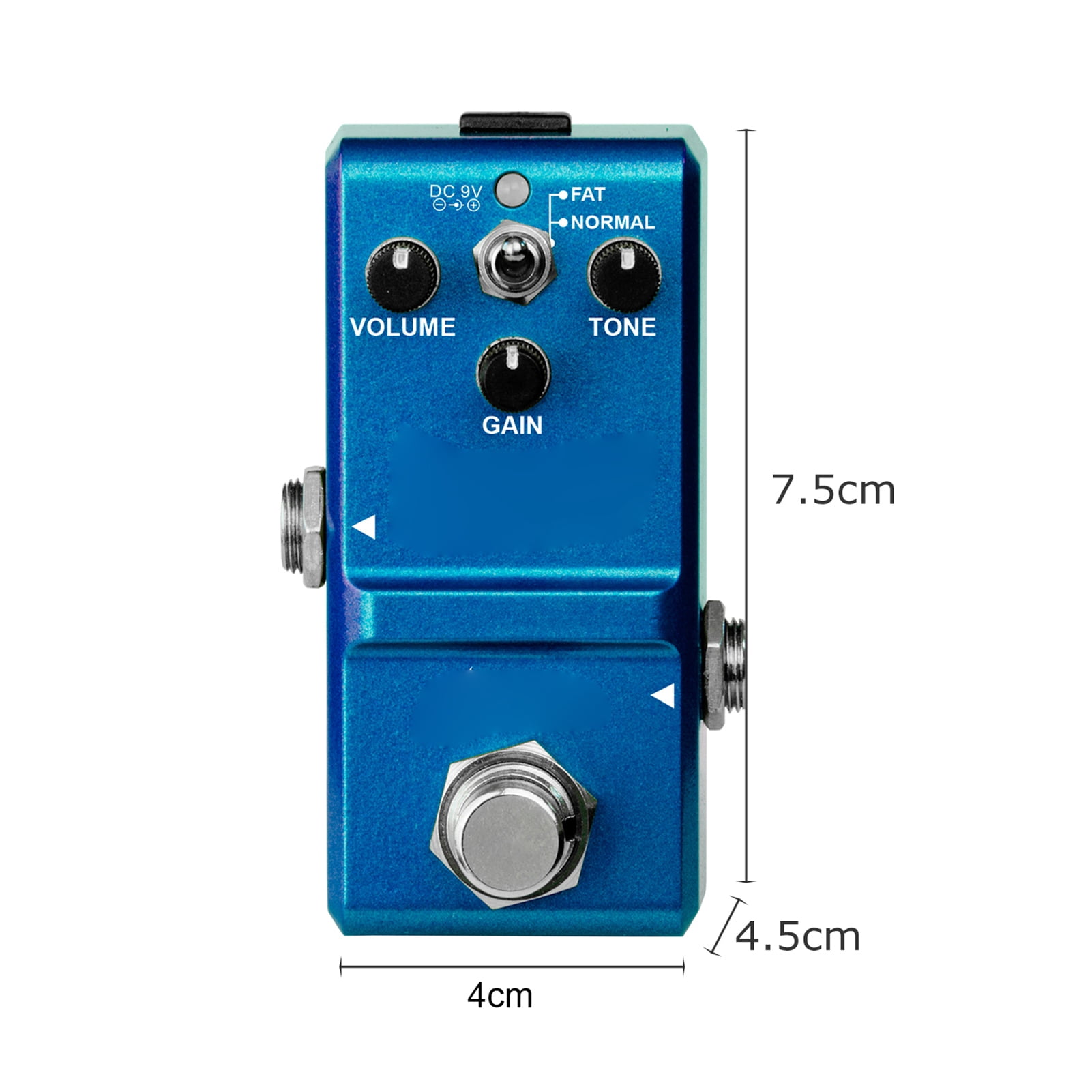 Elowen Effect Pedal LN-321 Blues Pedal Wide Range Frequency Response Blues Style Overdrive Effect Pedal for Guitar