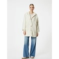 thumbnail image 3 of Quilted Hooded Oversized Raincoat, 3 of 8