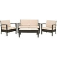 thumbnail image 2 of Safavieh Piscataway 4-Piece Wicker Outdoor Set, 2 of 2