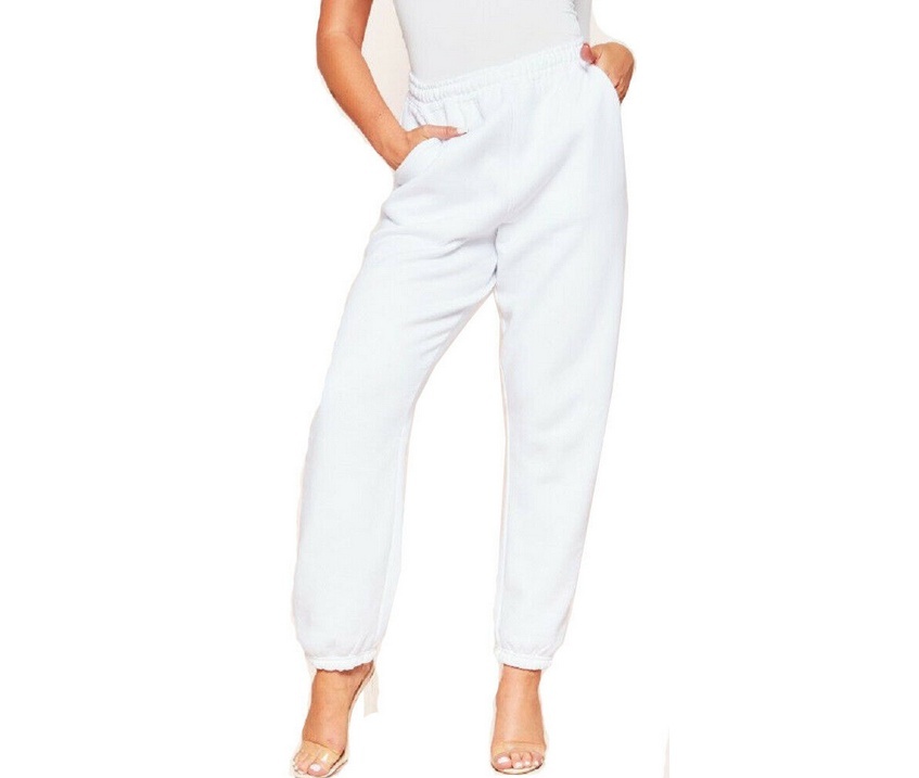 Sport Pants Elastic Waist Ankle Cuff 
