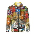 thumbnail image 7 of Cuphead Game Teenager Hoodies Shirt Zipper Sweatshirts Hooded Hoody Clothes Coat For Boys Girls, 7 of 7