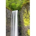 thumbnail image 2 of Taylor, Douglas 23x32 Gold Ornate Wood Framed with Double Matting Museum Art Print Titled - Latourell Falls, 2 of 4